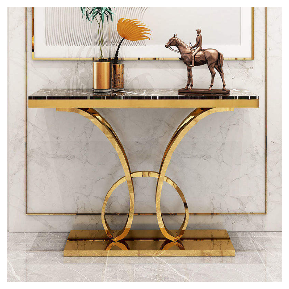 Interlink Loop Console Side Table